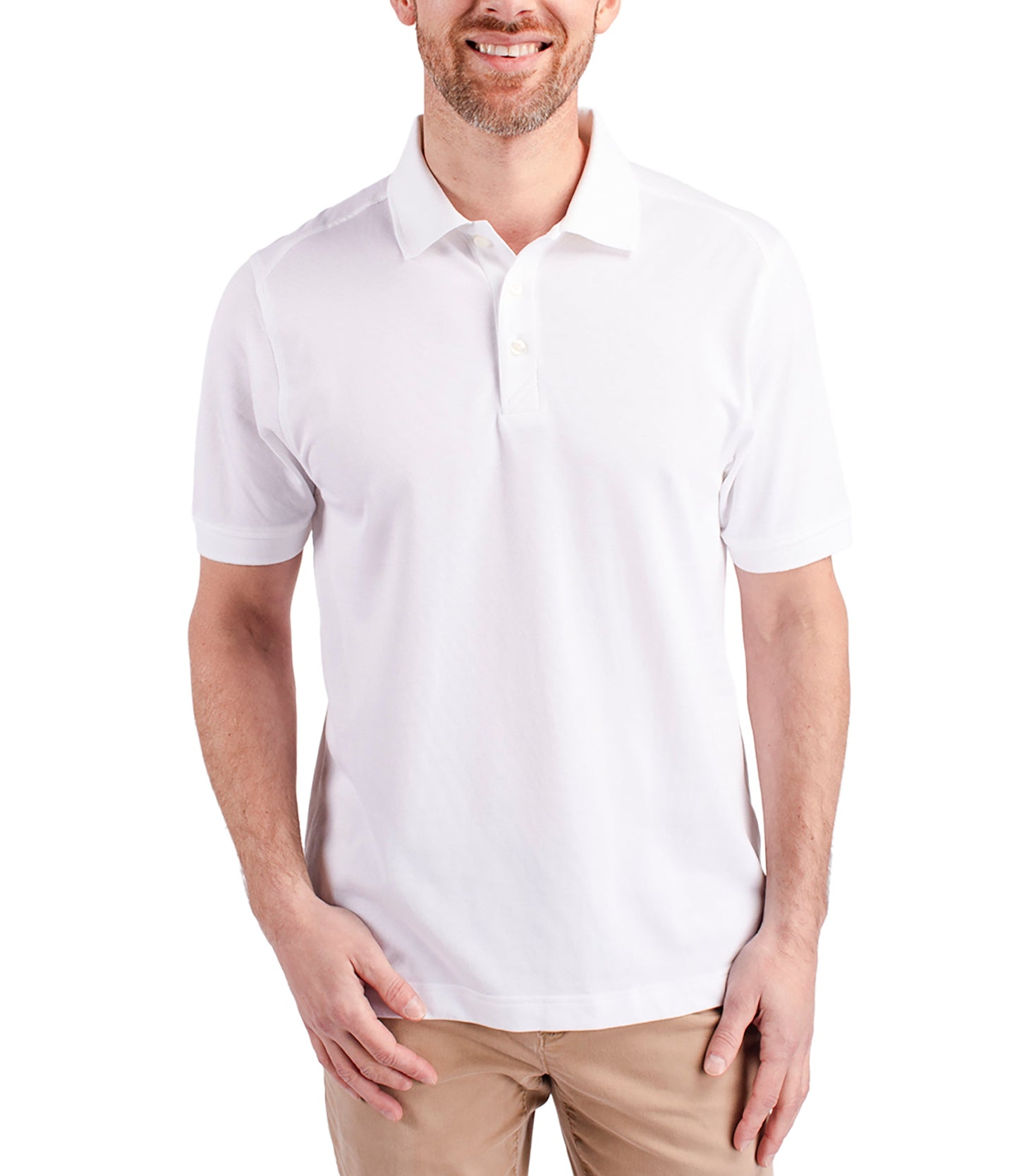 Cutter & Buck Advantage Eco Tri-Blend Pique Mens Polo by Cutter & Buck Apparel