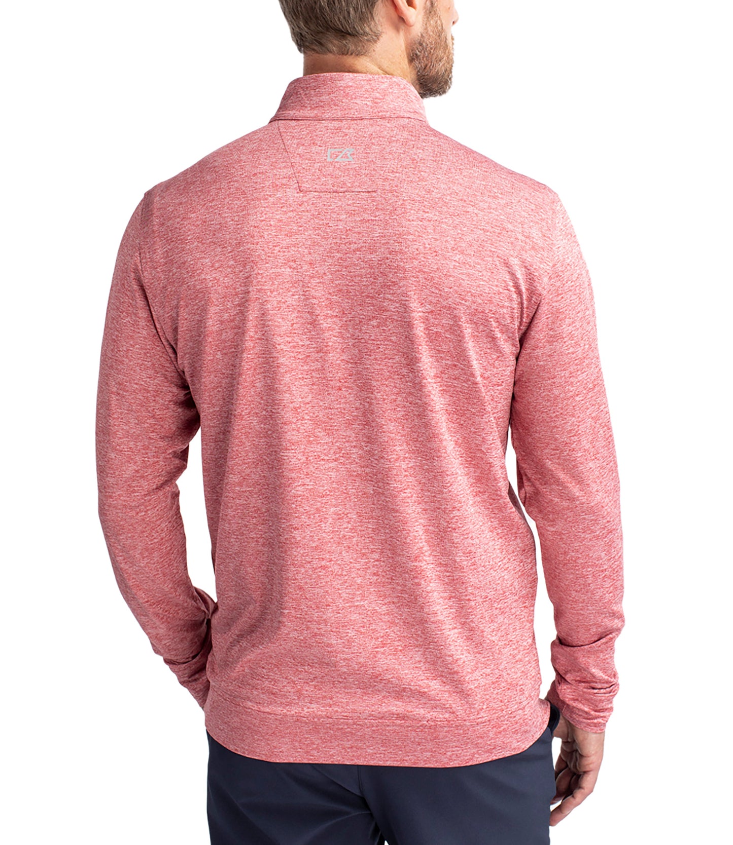 Cutter & Buck Stealth Heathered Quarter Zip Mens Pullover by Cutter & Buck Apparel