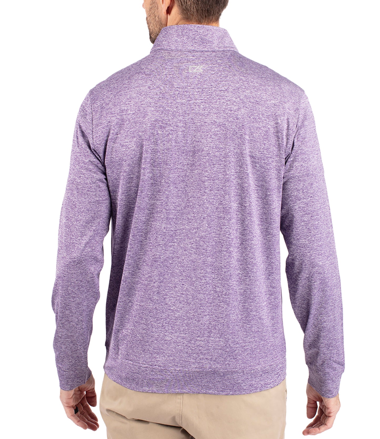 Cutter & Buck Stealth Heathered Quarter Zip Mens Pullover by Cutter & Buck Apparel