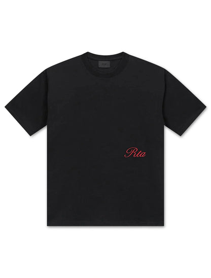 RTA Liam Script Tee - Black