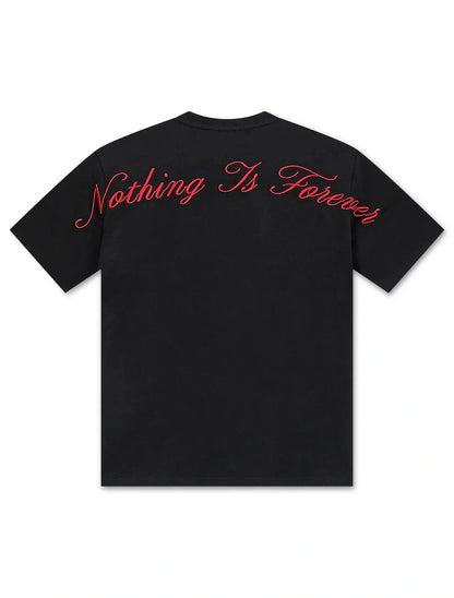 RTA Liam Script Tee - Black