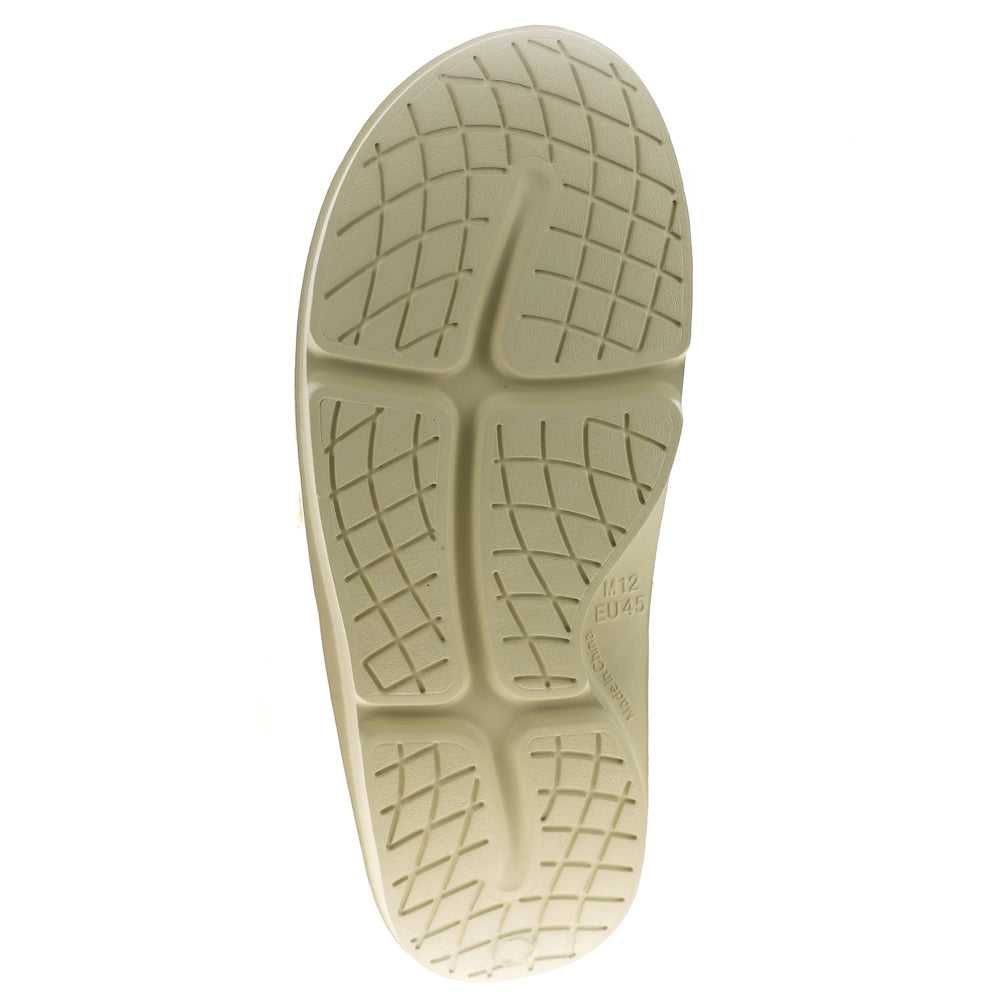 Sovella Active Recovery Sandals Men's PF Velcro Slide Bone