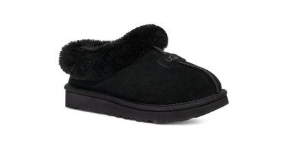 UGG Tazzette Womens Platform Clogs — Black Suede