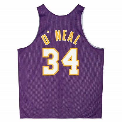Mitchell & Ness Men's Reversible Mesh Tank Lakers Shaquille O'Neal Tank Tops