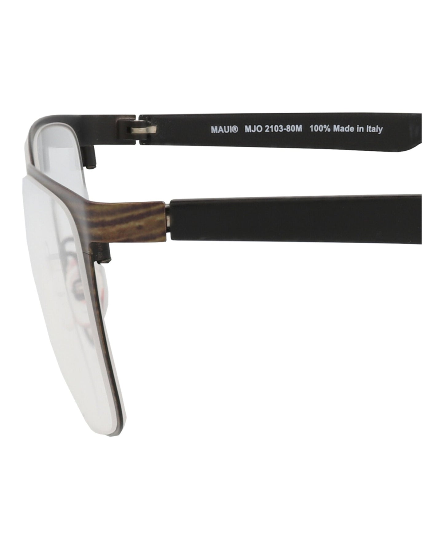 Wood Grain Black Transparent-