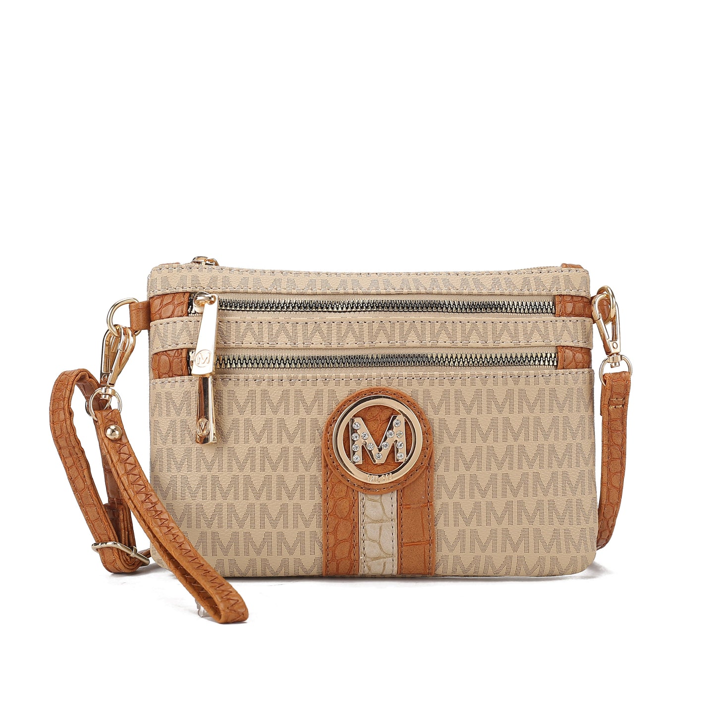 MKF Collection Women's Tarren Signature Crossbody Bag