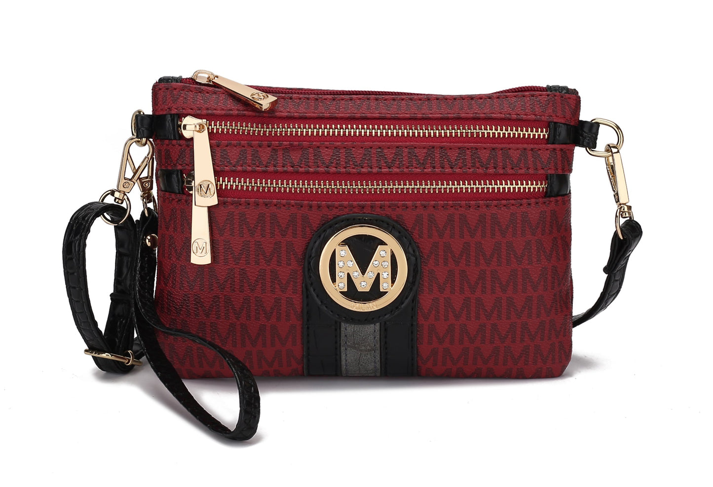 MKF Collection Women's Tarren Signature Crossbody Bag