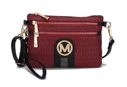 MKF Collection Women's Tarren Signature Crossbody Bag