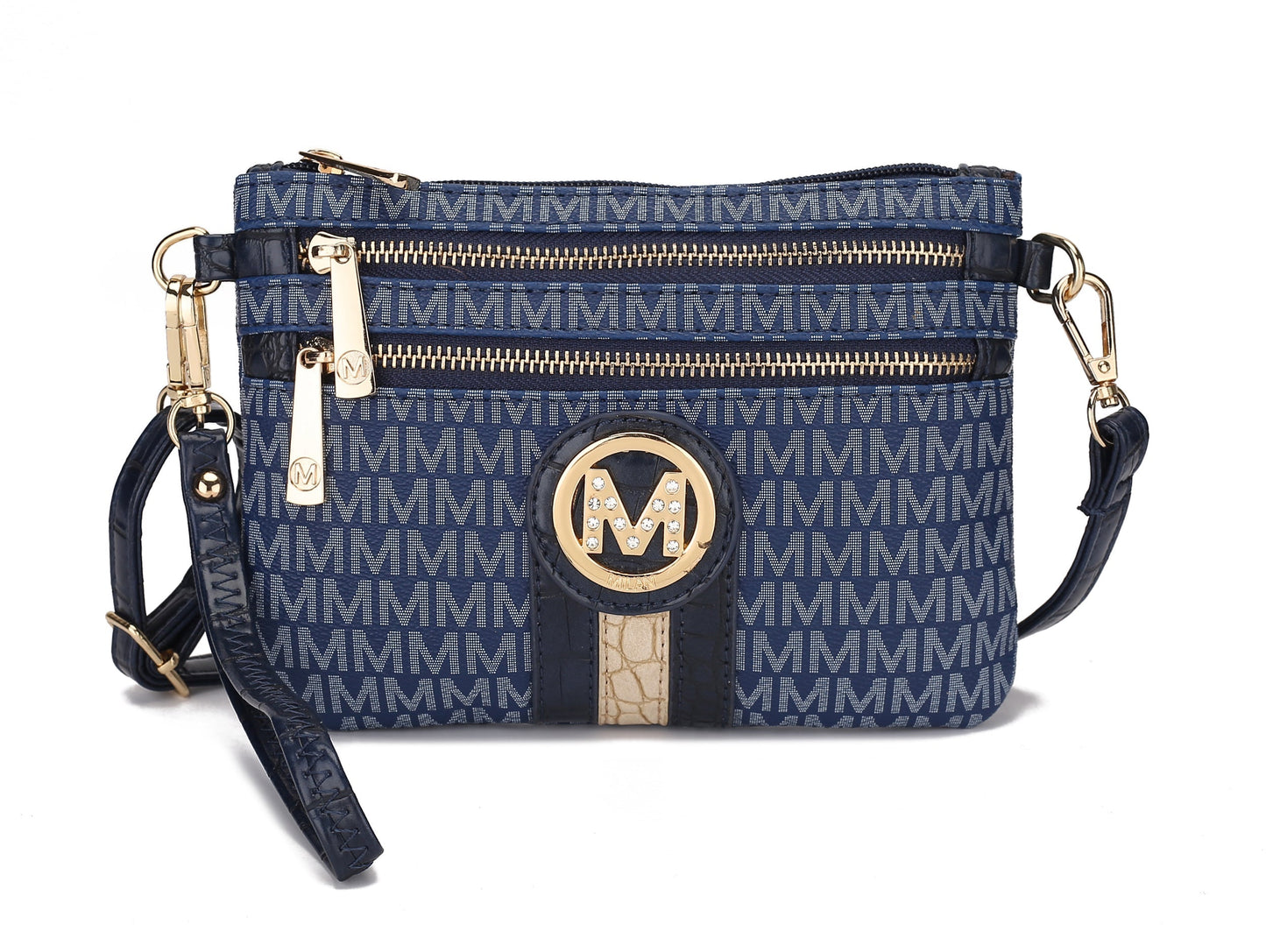 MKF Collection Women's Tarren Signature Crossbody Bag