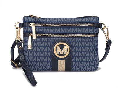 MKF Collection Women's Tarren Signature Crossbody Bag