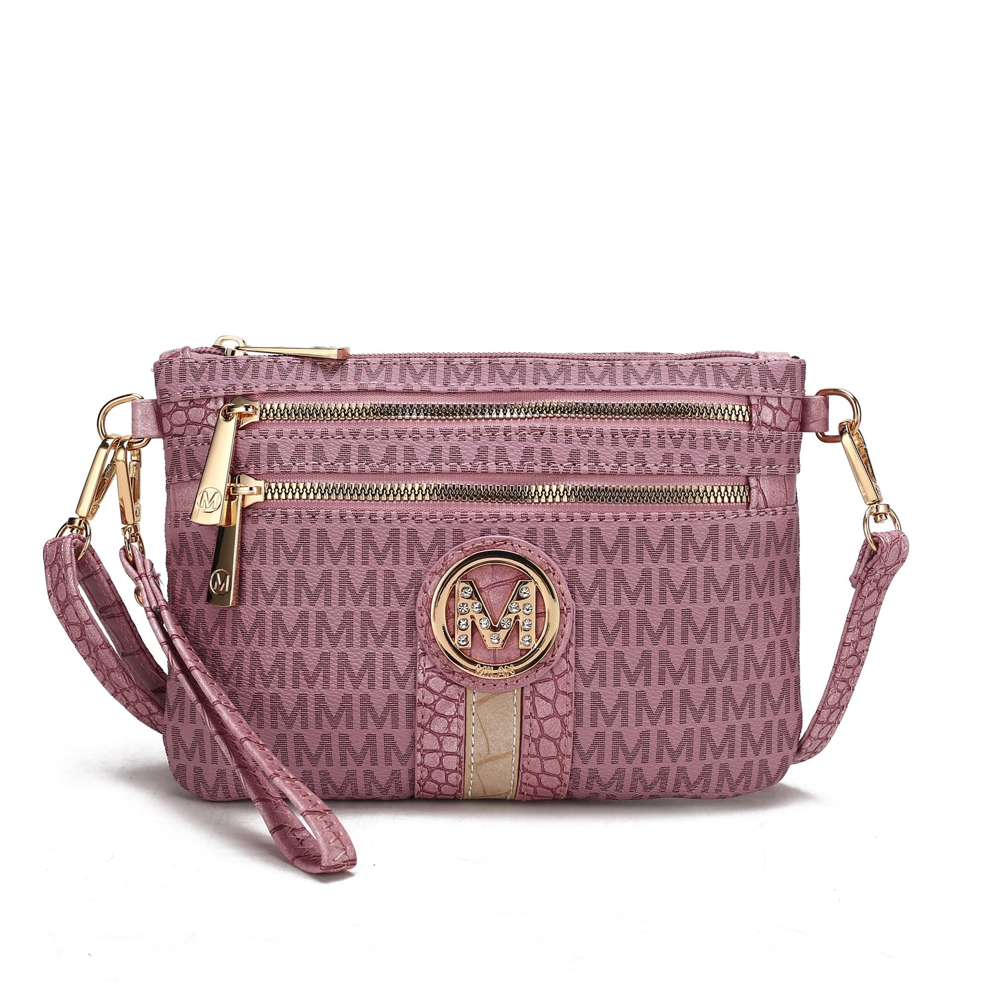 MKF Collection Women's Tarren Signature Crossbody Bag