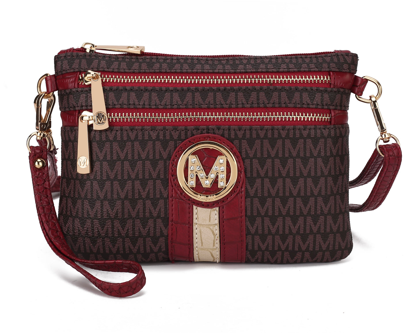 MKF Collection Women's Tarren Signature Crossbody Bag