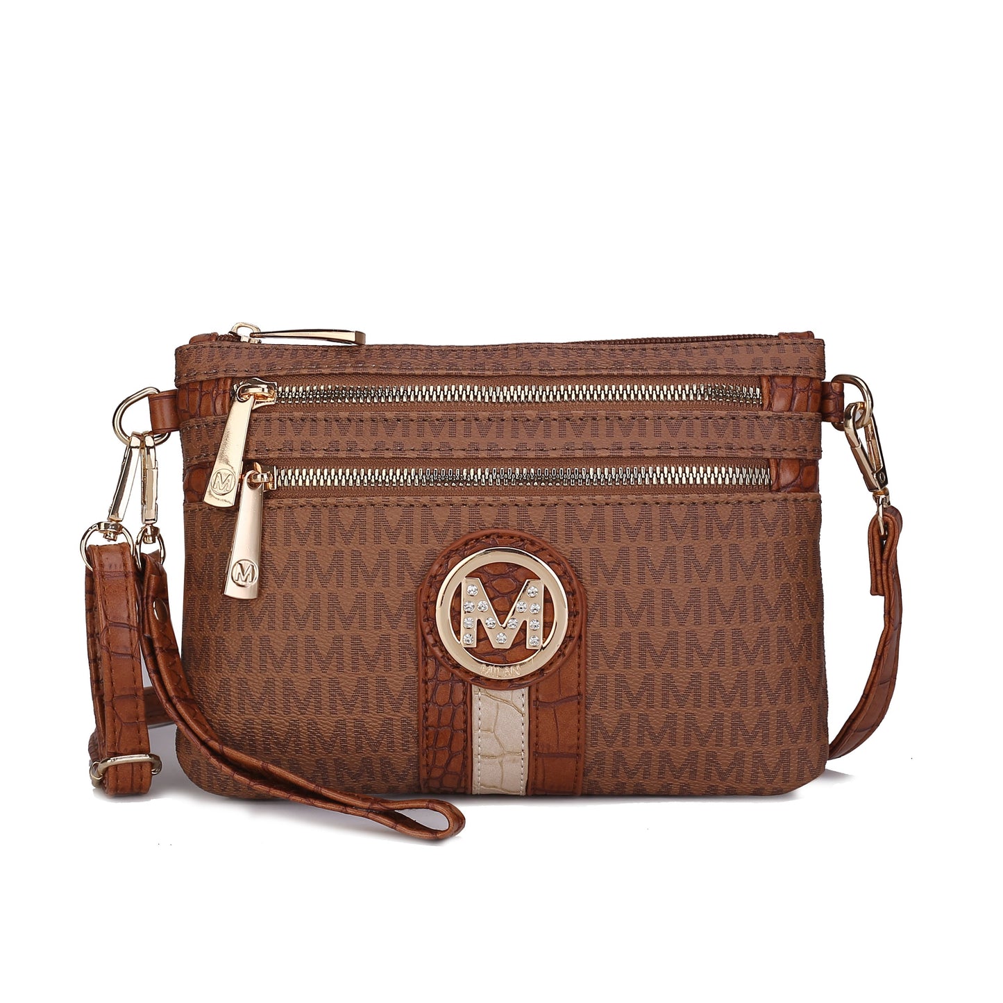 MKF Collection Women's Tarren Signature Crossbody Bag