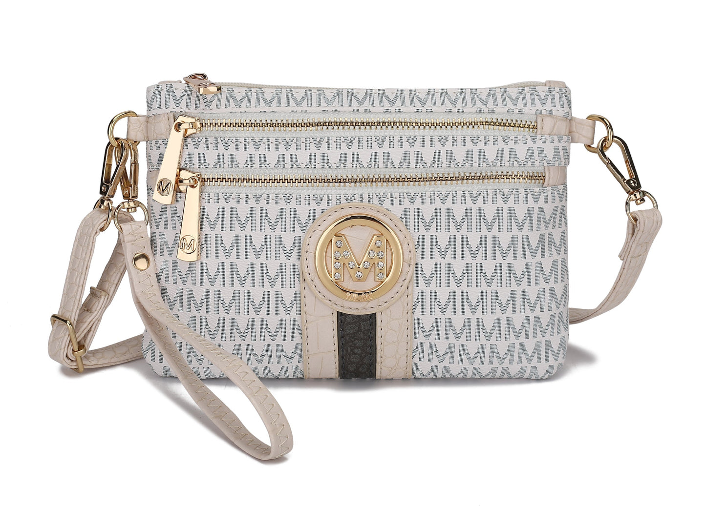 MKF Collection Women's Tarren Signature Crossbody Bag