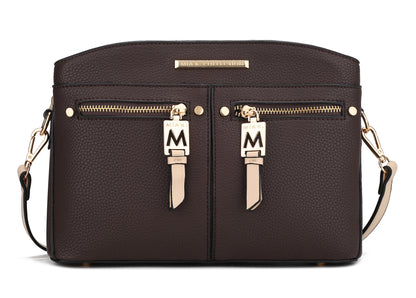 MKF Collection Women's Zoely Vegan Leather Women's Crossbody Bag