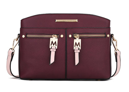 MKF Collection Women's Zoely Vegan Leather Women's Crossbody Bag