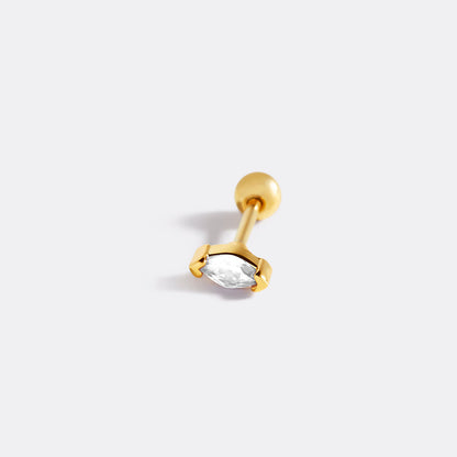 Mint & Lily Marquis Gemstone Sleeper Stud Earrings