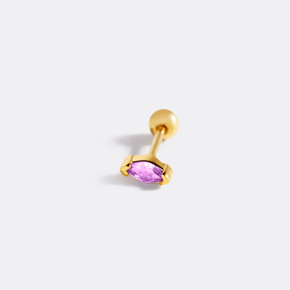 Mint & Lily Marquis Gemstone Sleeper Stud Earrings