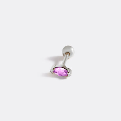 Mint & Lily Marquis Gemstone Sleeper Stud Earrings