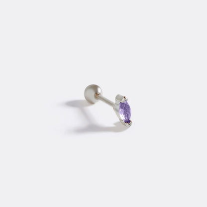 Mint & Lily Marquis Gemstone Sleeper Stud Earrings