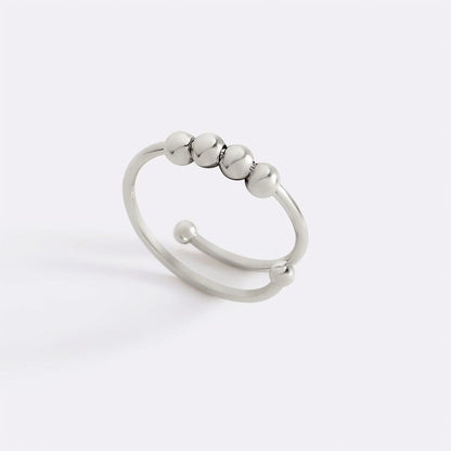 Mint & Lily Adjustable Beaded Fidget Ring