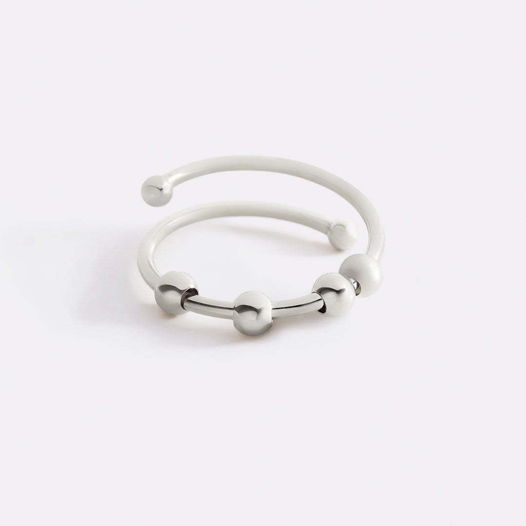 Mint & Lily Adjustable Beaded Fidget Ring