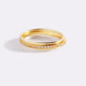 18k Gold Over Sterling Silver