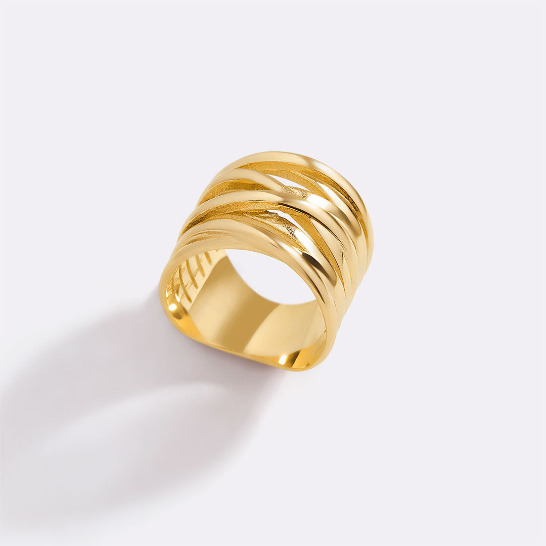 Mint & Lily Wire Wrap Statement Ring