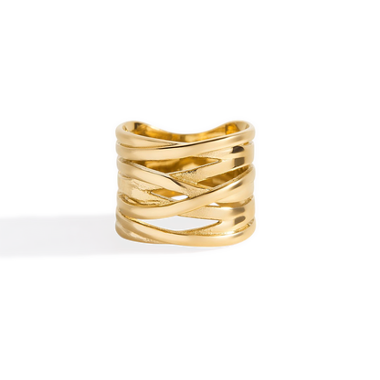 Mint & Lily Wire Wrap Statement Ring