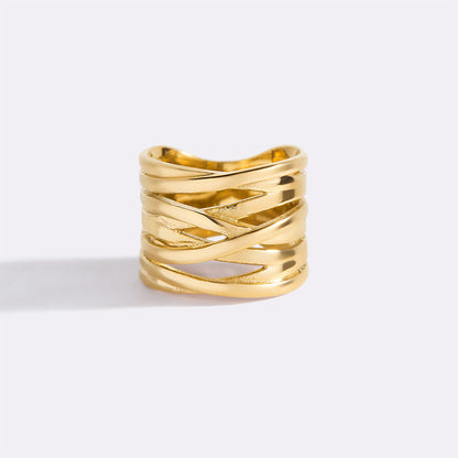 Mint & Lily Wire Wrap Statement Ring