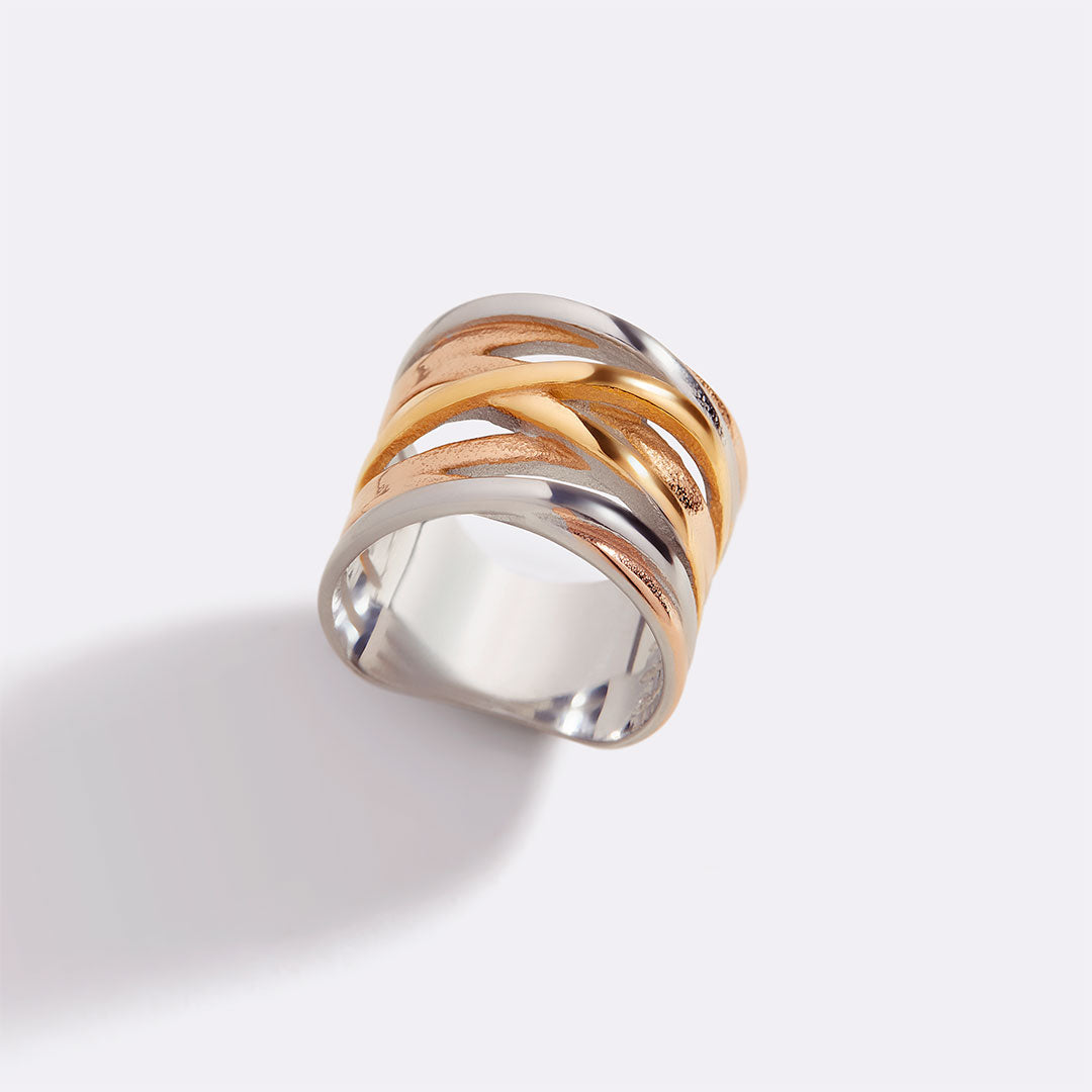 Mint & Lily Wire Wrap Statement Ring