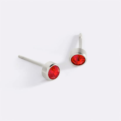 Mint & Lily Birthstone Bezel Studs
