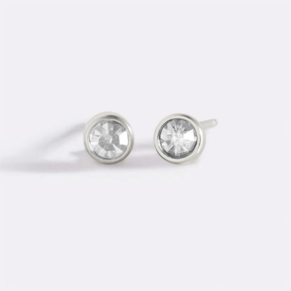 Mint & Lily Birthstone Bezel Studs