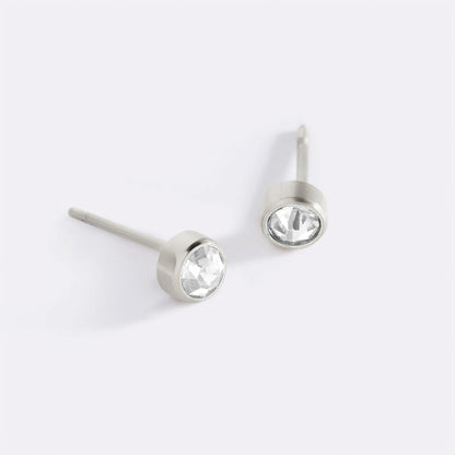 Mint & Lily Birthstone Bezel Studs