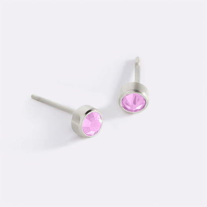 Mint & Lily Birthstone Bezel Studs