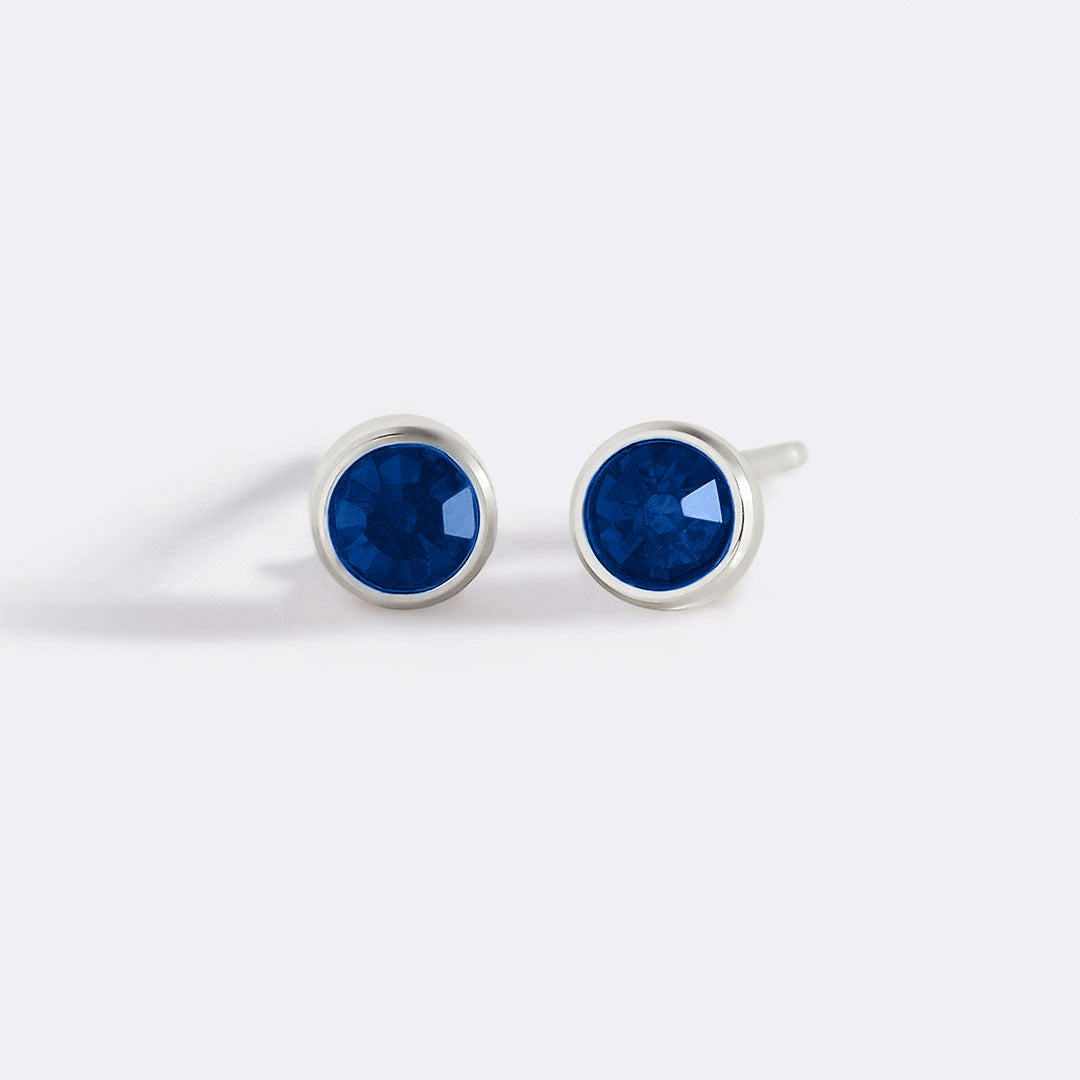 Mint & Lily Birthstone Bezel Studs