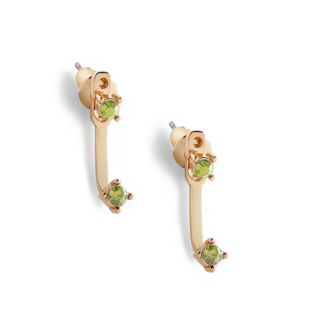 Mint & Lily Birthstone Drop Ear Jacket Earrings