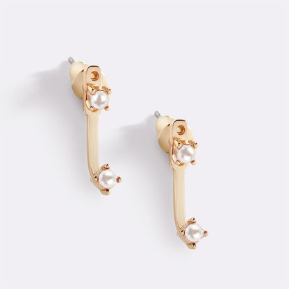 Mint & Lily Birthstone Drop Ear Jacket Earrings