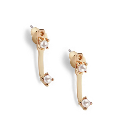 Mint & Lily Birthstone Drop Ear Jacket Earrings