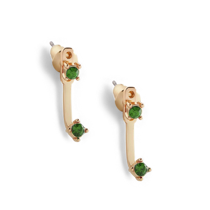 Mint & Lily Birthstone Drop Ear Jacket Earrings