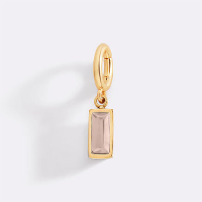 Mint & Lily Dainty Baguette Birthstone Charm