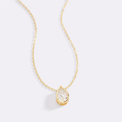 Mint & Lily Diamond Teardrop Necklace