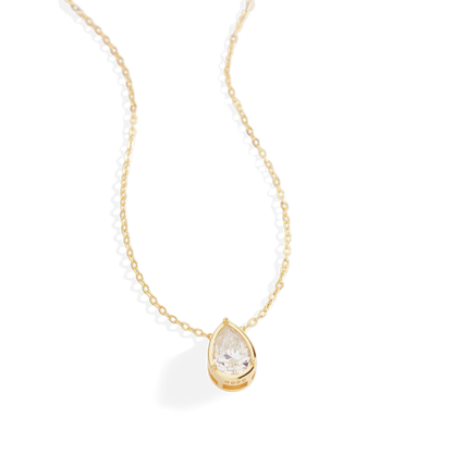 Mint & Lily Diamond Teardrop Necklace