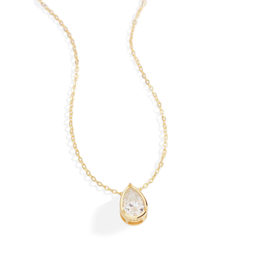 Mint & Lily Diamond Teardrop Necklace