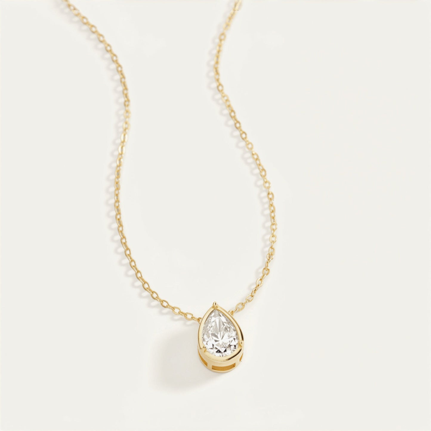 Mint & Lily Diamond Teardrop Necklace
