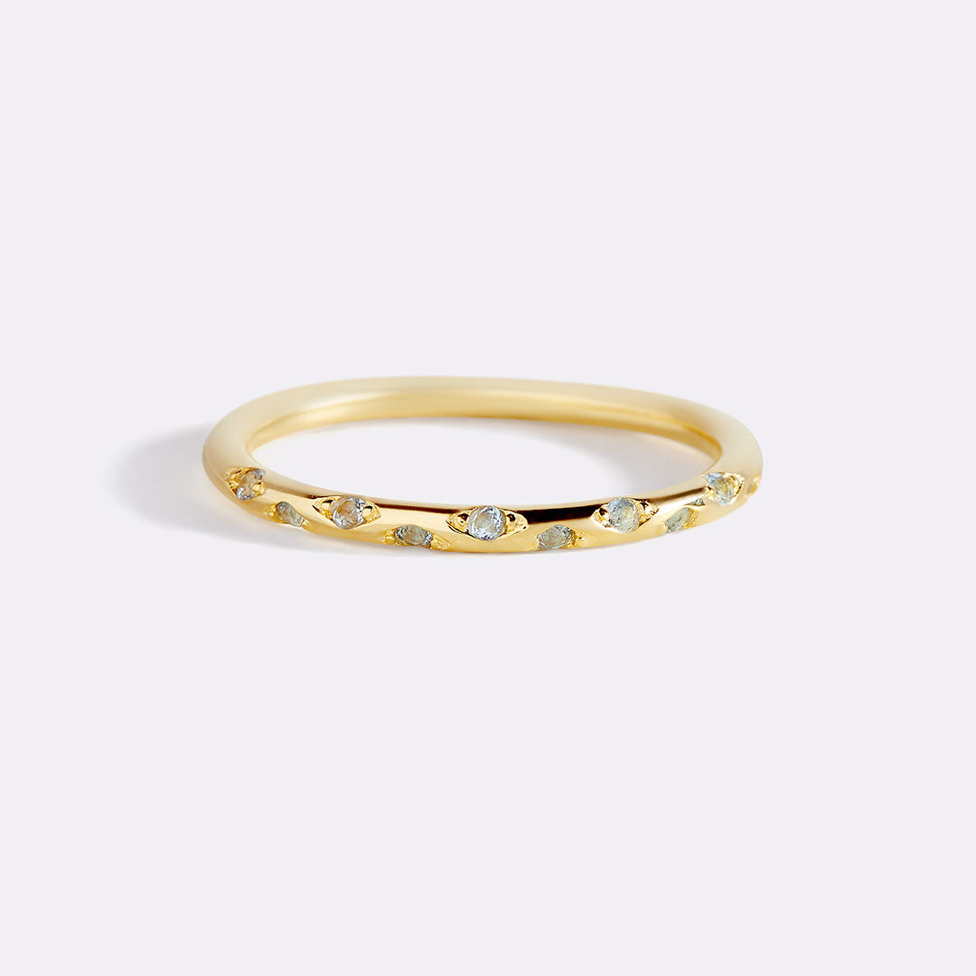 Mint & Lily Dainty Constellation Birthstone Ring