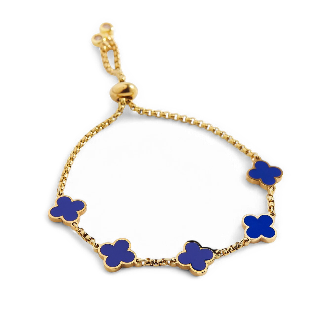 Mint & Lily Clover Enamel Bracelet