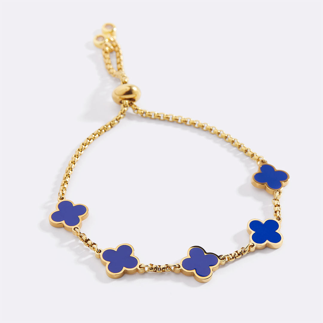 Mint & Lily Clover Enamel Bracelet