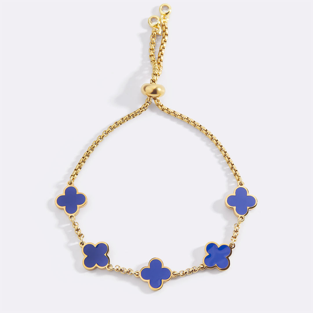 Mint & Lily Clover Enamel Bracelet