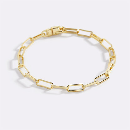 Mint & Lily Open Link Paperclip Chain Bracelet
